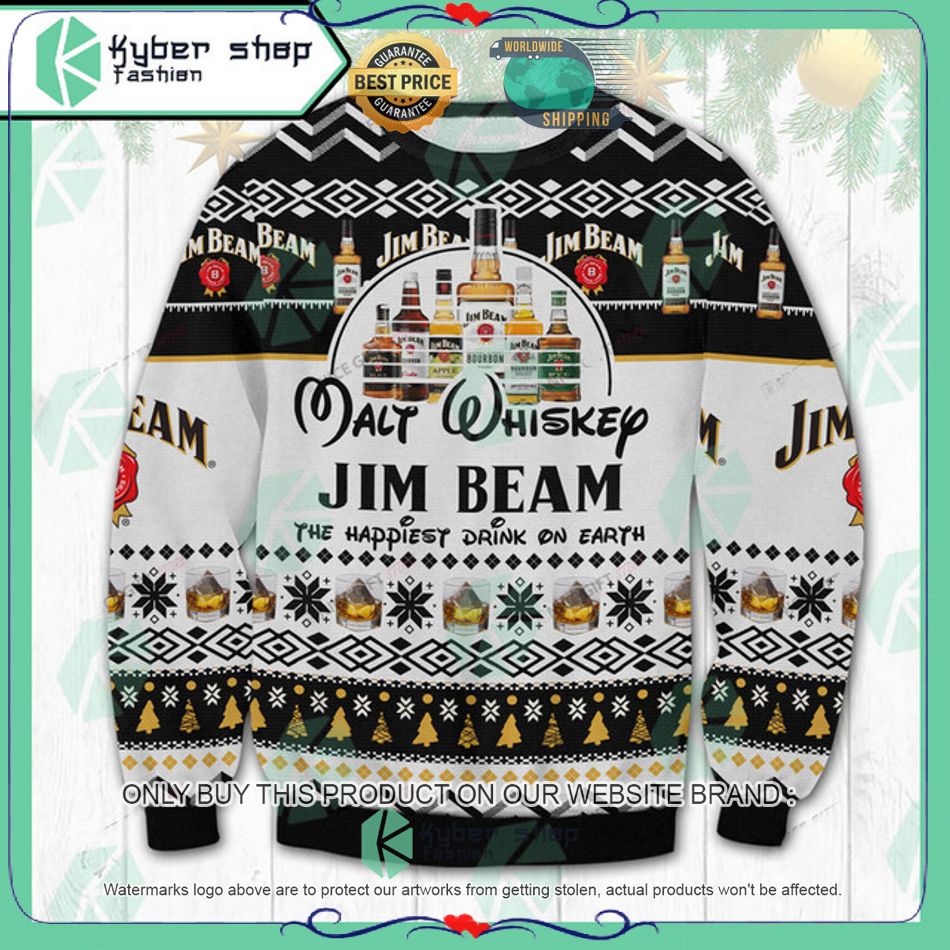 Disney Jim Beam The Happiest Dink On Earth Ugly Christmas Sweater 4 disney jim beam the happiest dink on earth ugly christmas sweater 1 60811