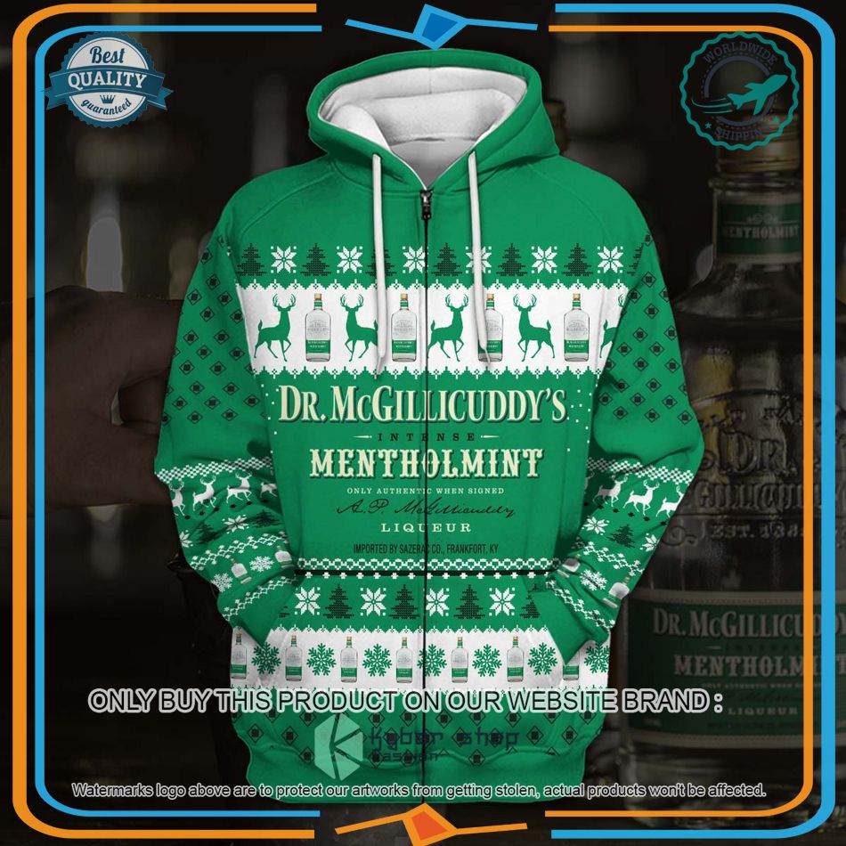 Dr. Mcgillicuddy's green Hoodie word2
