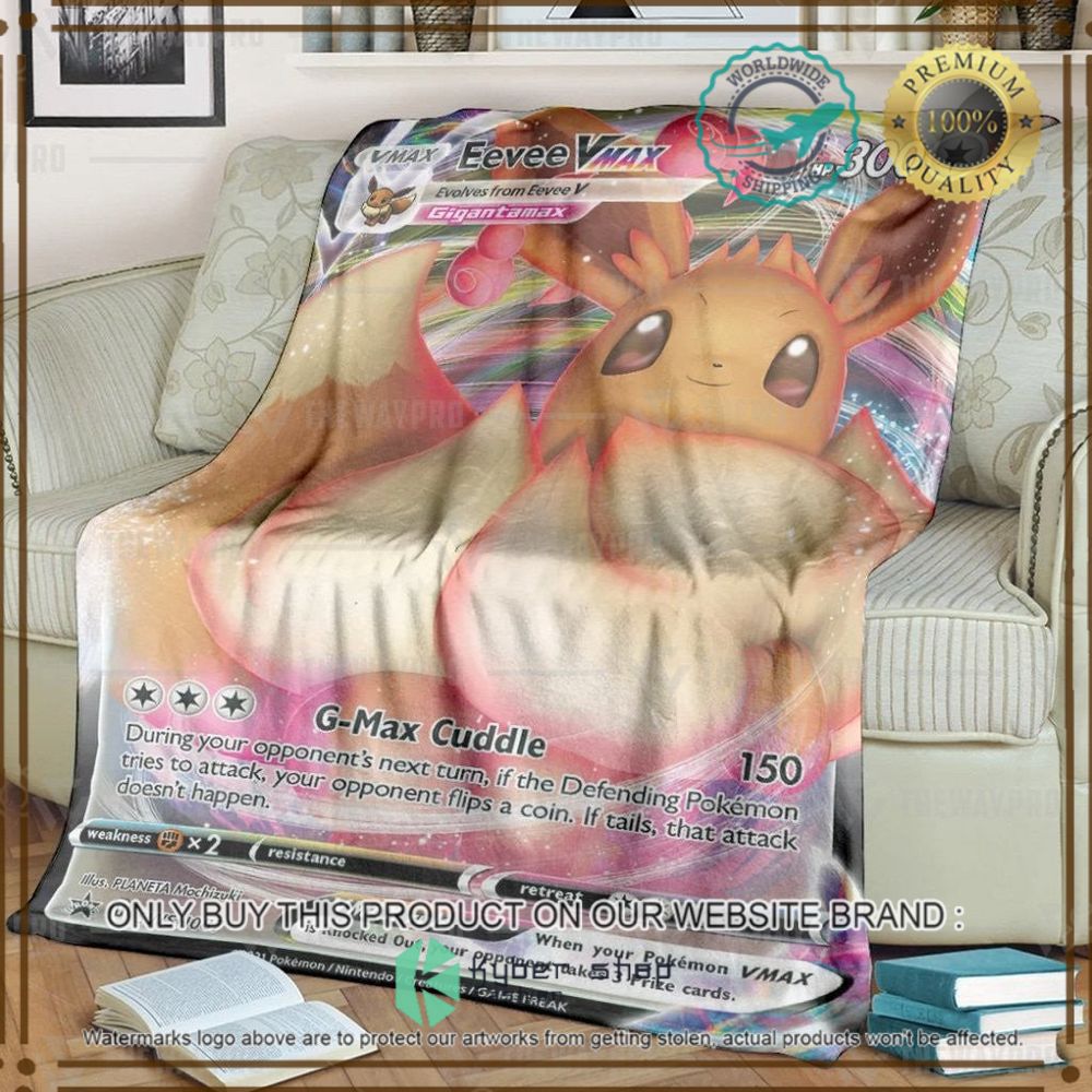 eevee vmax custom pokemon soft blanket 1 74151