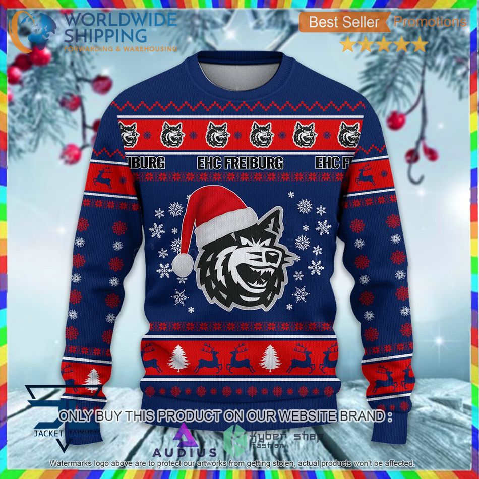 ehc freiburg pen del 1 and 2 ugly sweater 2 45086