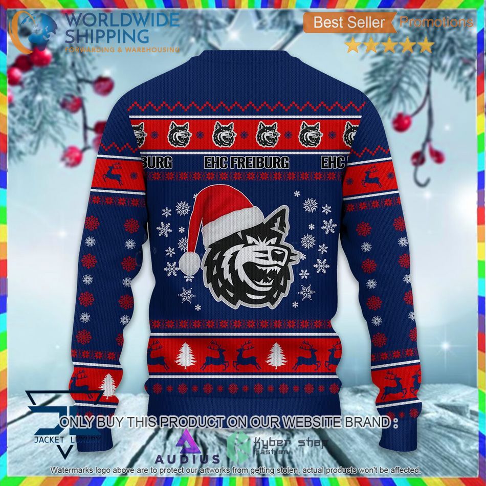EHC Freiburg Pen del 1 and 2 Ugly Sweater 3 ehc freiburg pen del 1 and 2 ugly sweater 3 61787