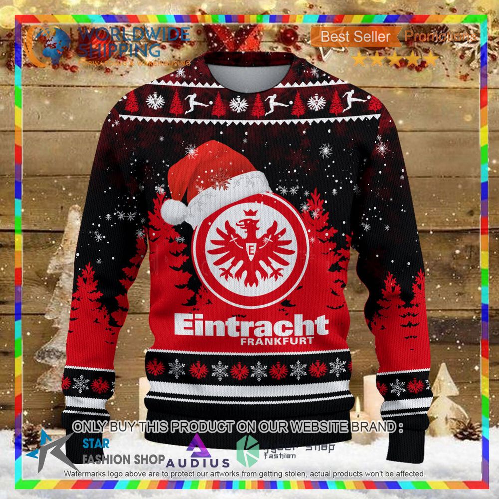 eintracht frankfurt ugly christmas sweater 2 65143