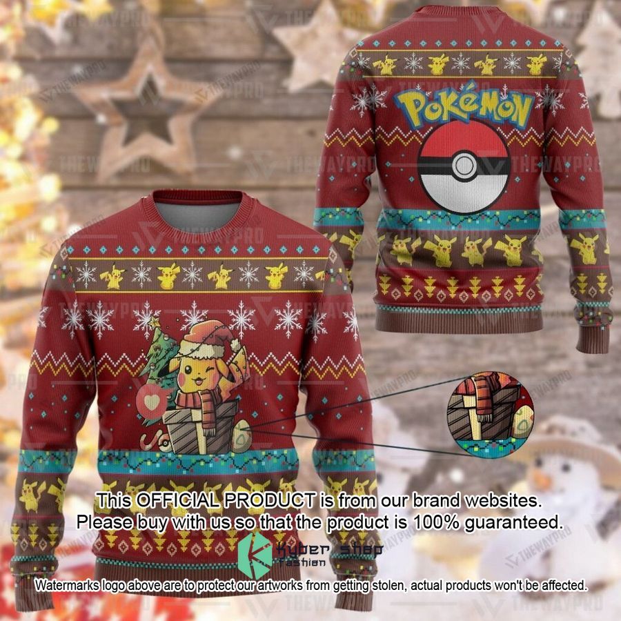 Electric Pokemon Christmas Sweater
