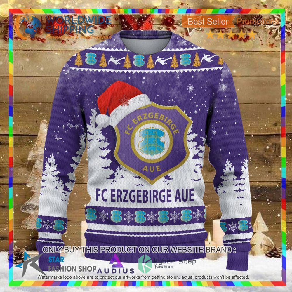 erzgebirge aue ugly christmas sweater 2 64985