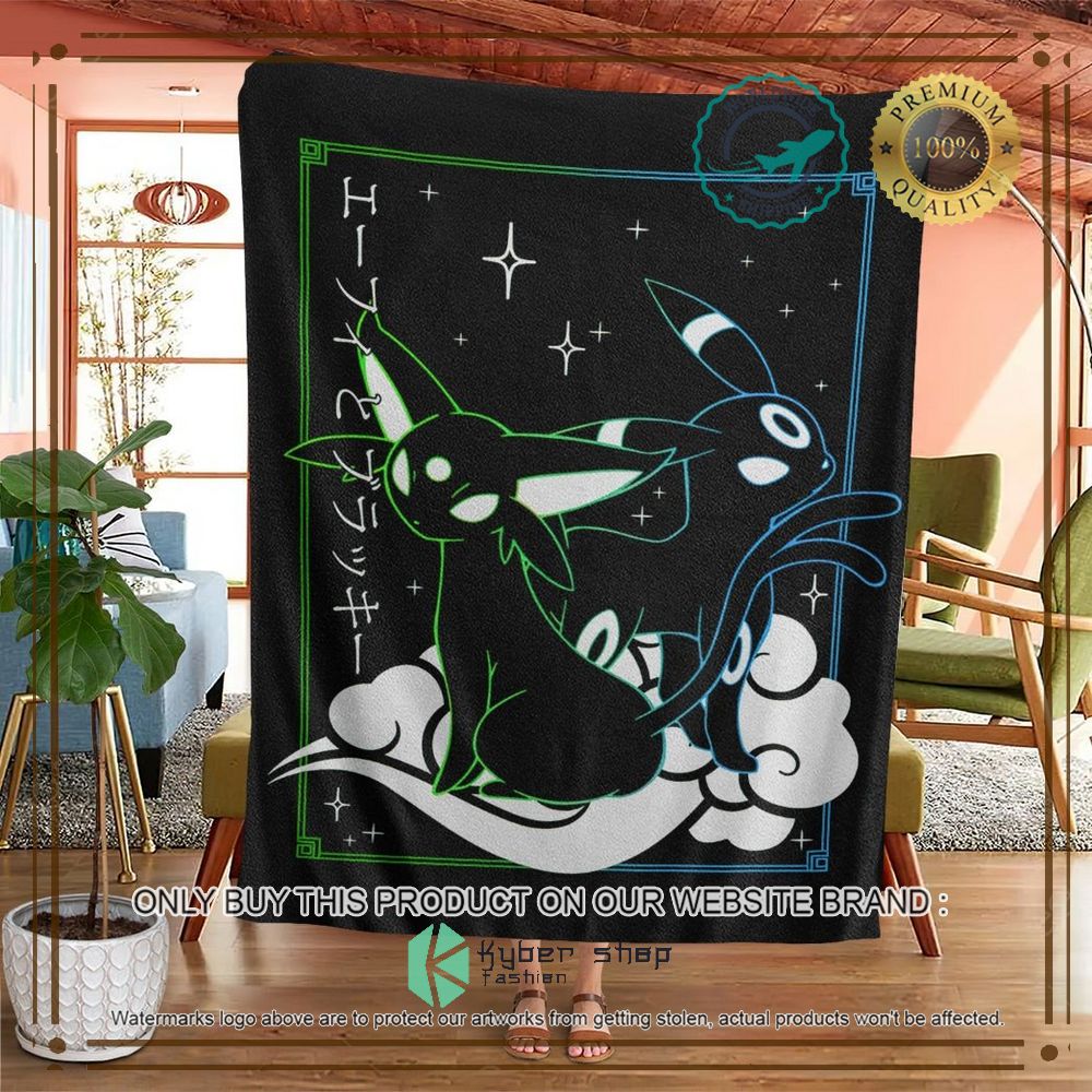 Espeon Umbreon Anime Pokemon Blanket 5 espeon umbreon anime pokemon blanket 5 98739