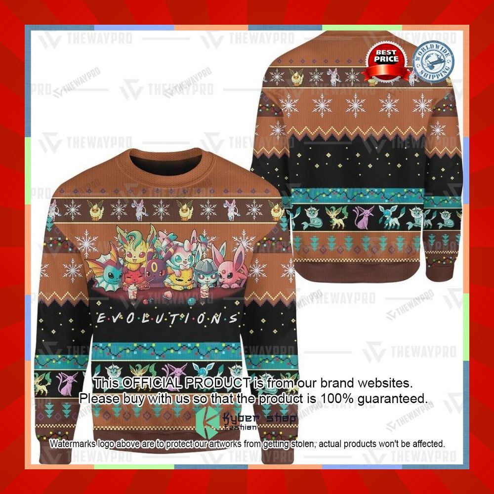 Evolutions Pokemon Christmas Sweater 10 Evolutions Pokemon Christmas Sweater word1
