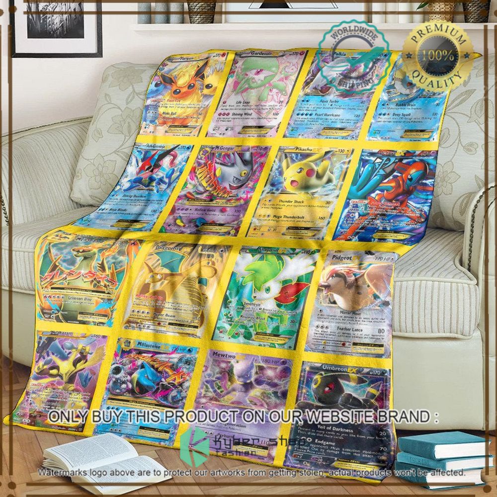 ex cards custom pokemon soft blanket 1 74121
