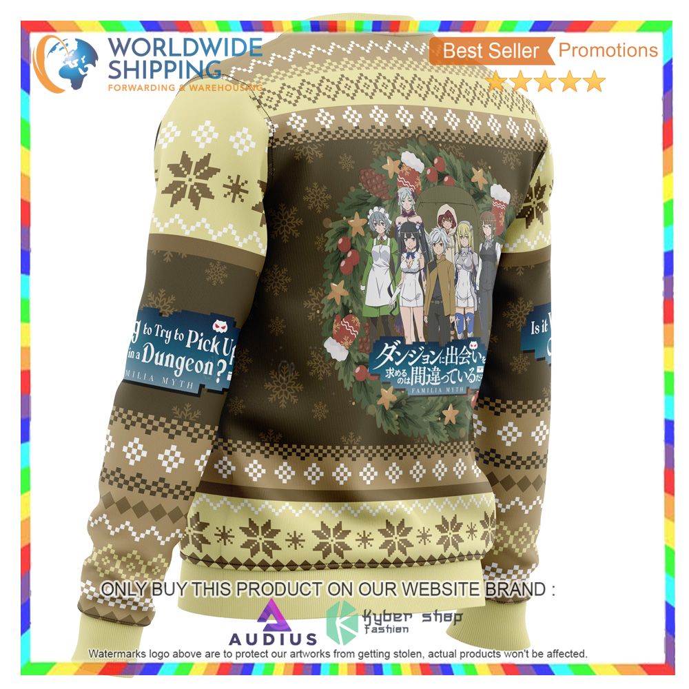 Familia Myth DanMachi Ugly Christmas Sweater 4 familia myth danmachi ugly christmas sweater 4 92357