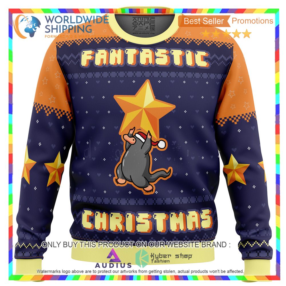 fantastic christmas fantastic beasts and where to find them ugly christmas sweater 2 18772