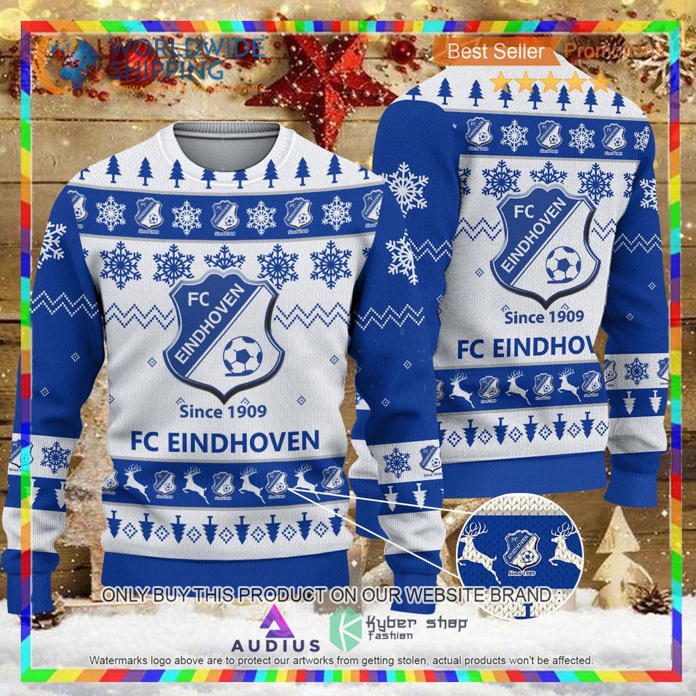fc eindhoven ugly christmas sweater 1 67518