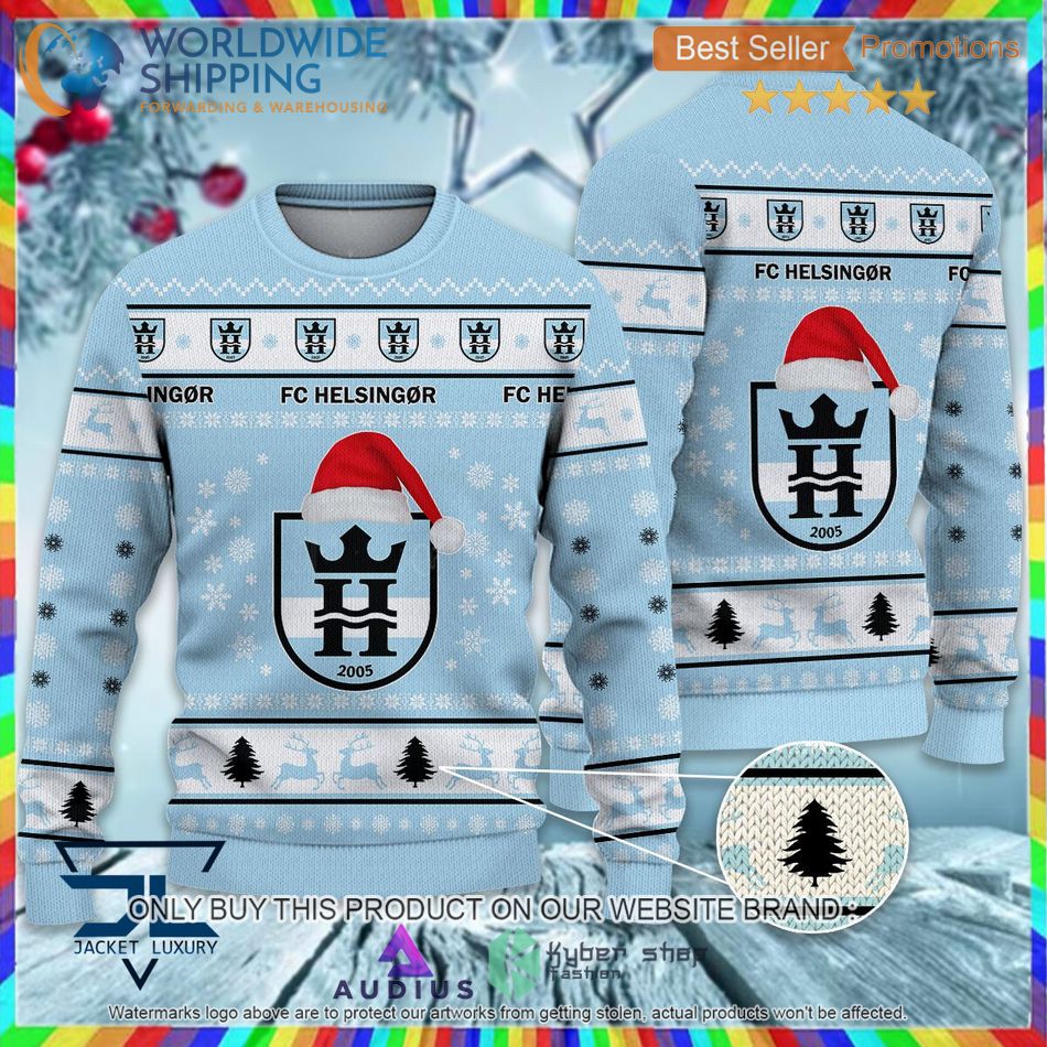 fc helsingor super league danish 1st division ugly sweater 1 2844