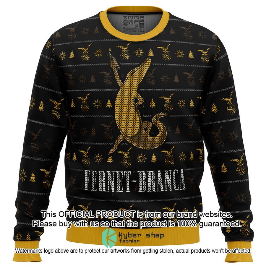 Fernet Branca black Sweater word1