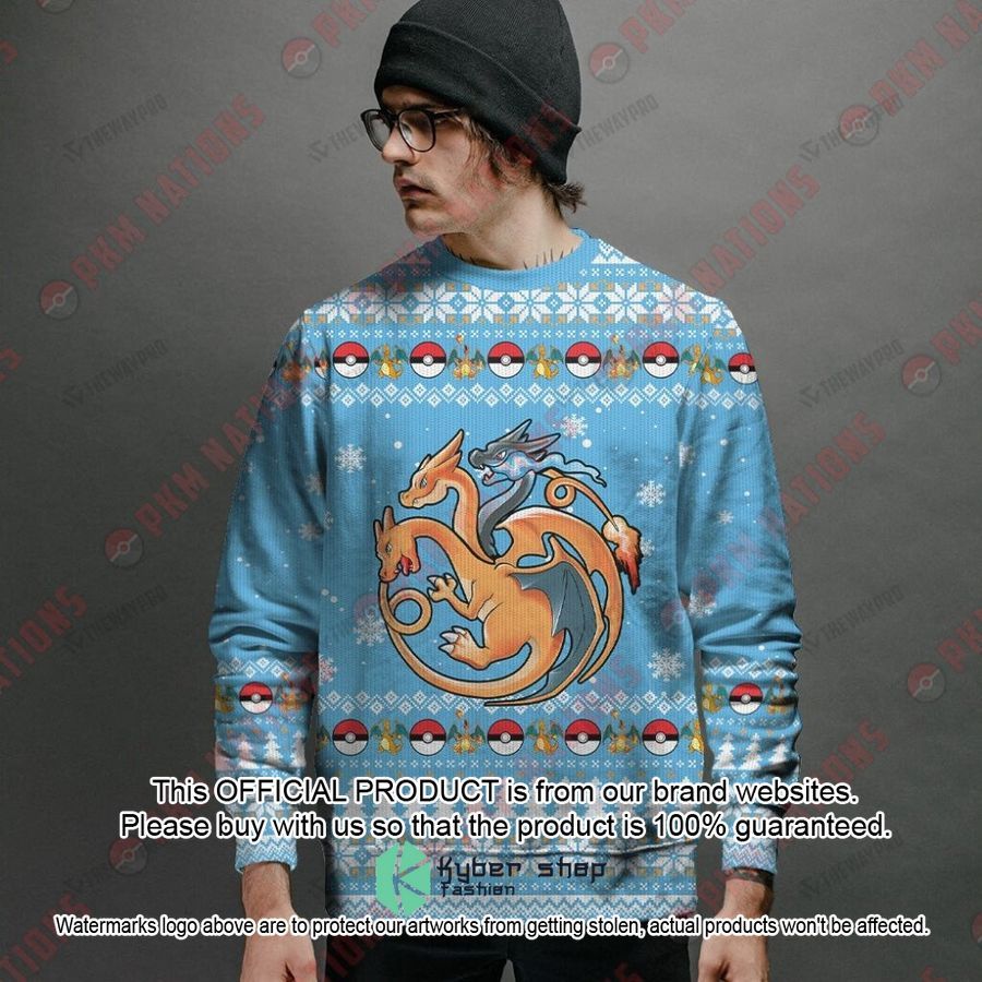 Fire Flying and Dragon Christmas Sweater 2