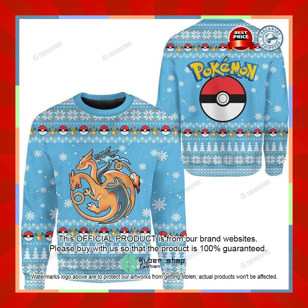 Fire Flying and Dragon Christmas Sweater 23