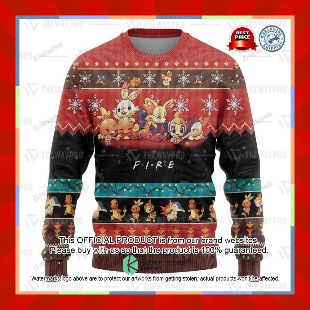 Fire Pokemon Christmas Sweater 9 Fire Pokemon Christmas Sweater word3