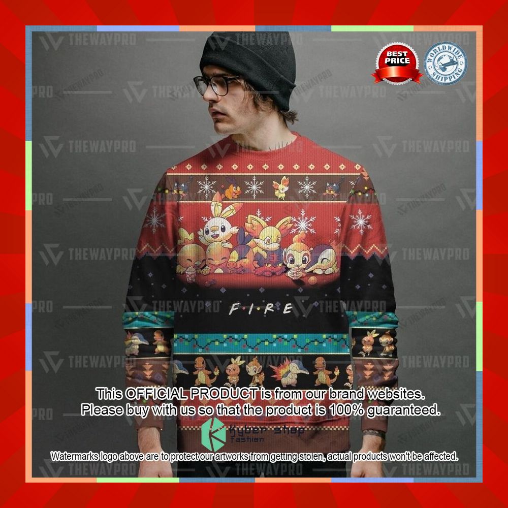 Fire Pokemon Christmas Sweater 12 Fire Pokemon Christmas Sweater word3