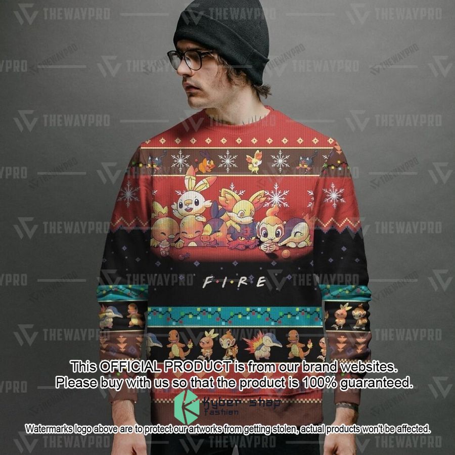 Fire Pokemon Christmas Sweater 6 Fire Pokemon Christmas Sweater word3