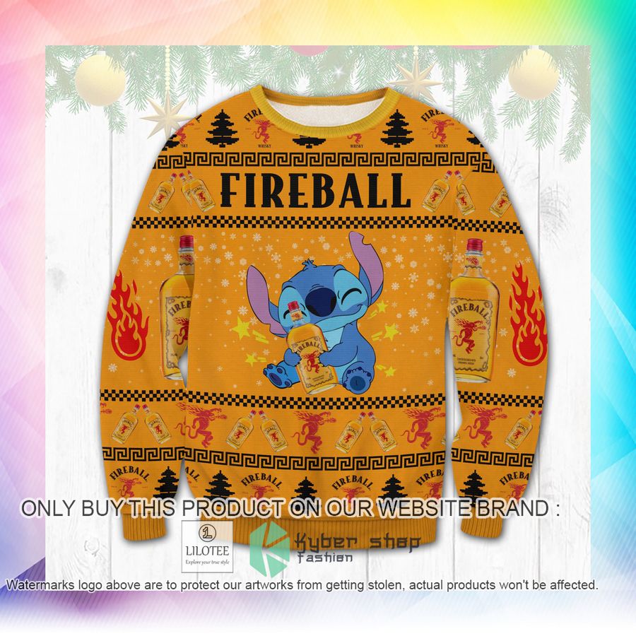 fireball stitch christmas sweater sweatshirt 2 36368