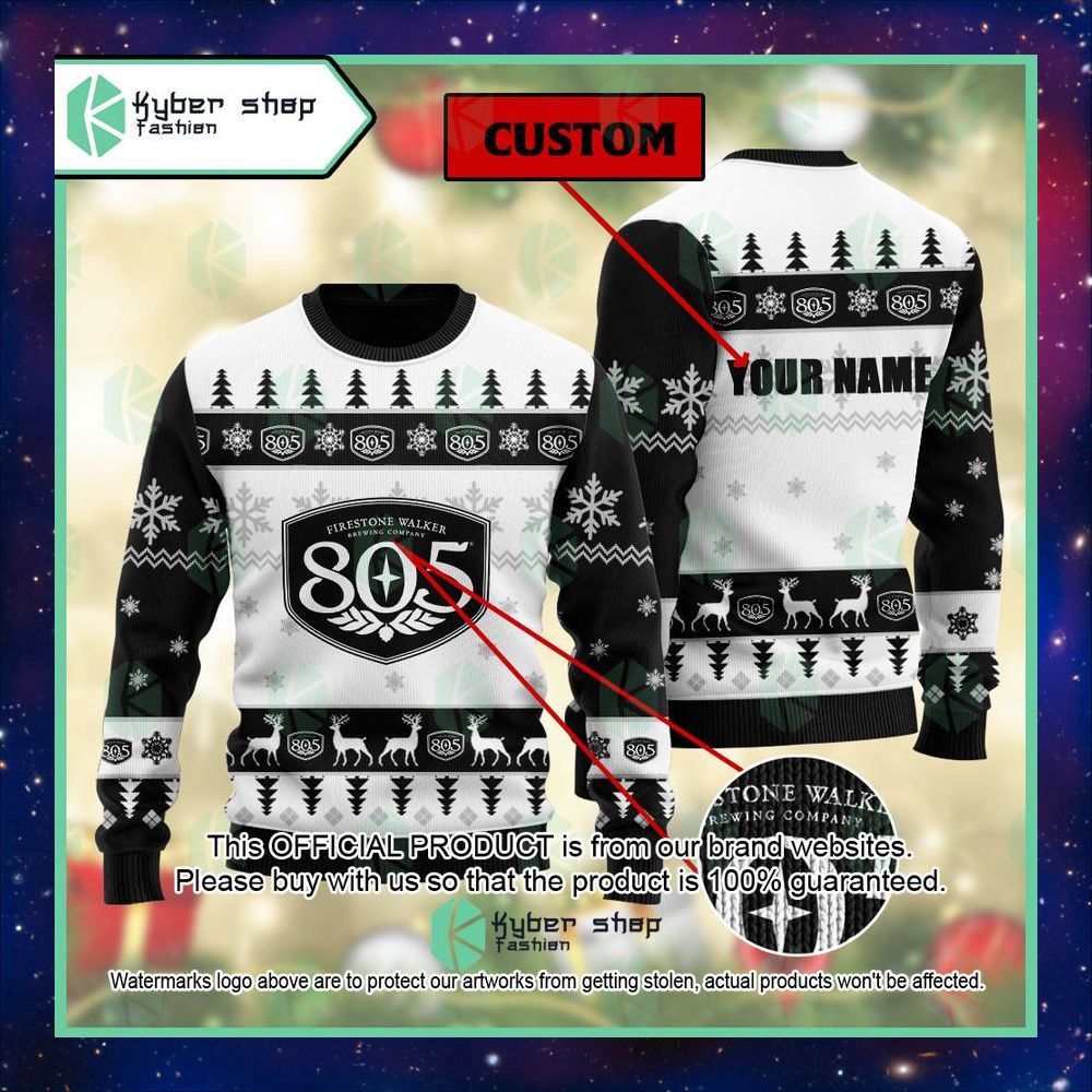 Personalized Firestone Walker 805 Christmas Sweater 6 Personalized Firestone Walker 805 Christmas Sweater word3