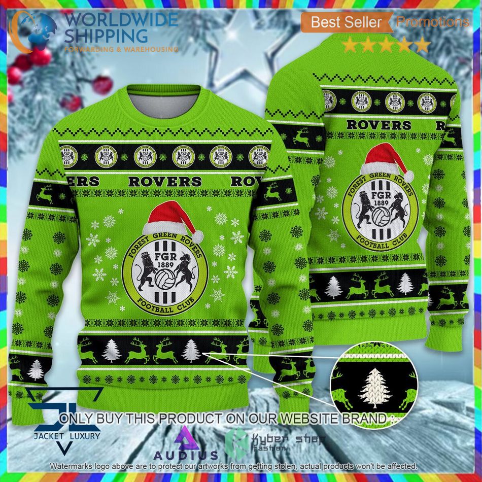 forest green rovers efl ugly christmas sweater 1 85498