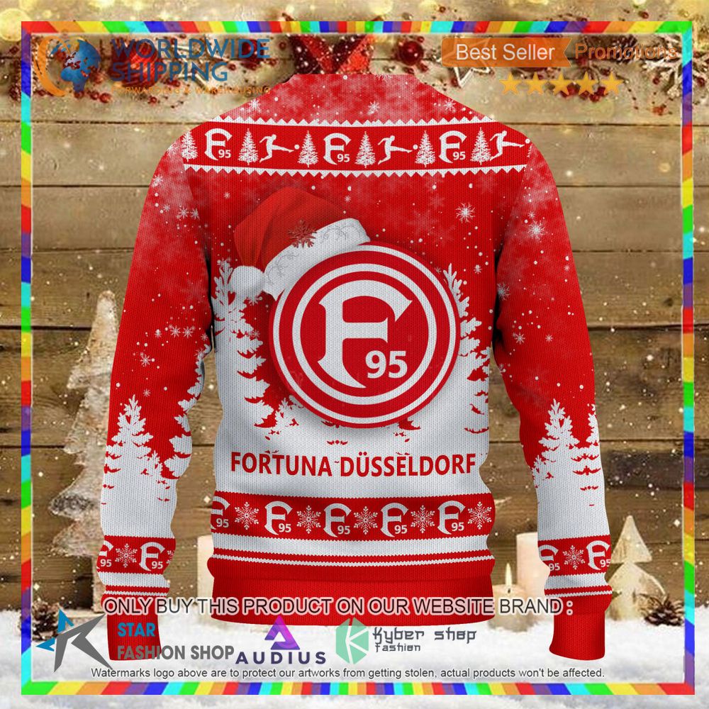 Fortuna Dusseldorf red Ugly Christmas Sweater 3 fortuna dusseldorf red ugly christmas sweater 3 64805