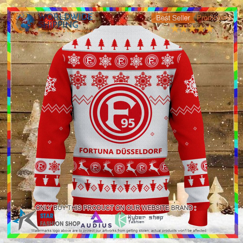 Fortuna Dusseldorf white Ugly Christmas Sweater 3 fortuna dusseldorf white ugly christmas sweater 3 55484