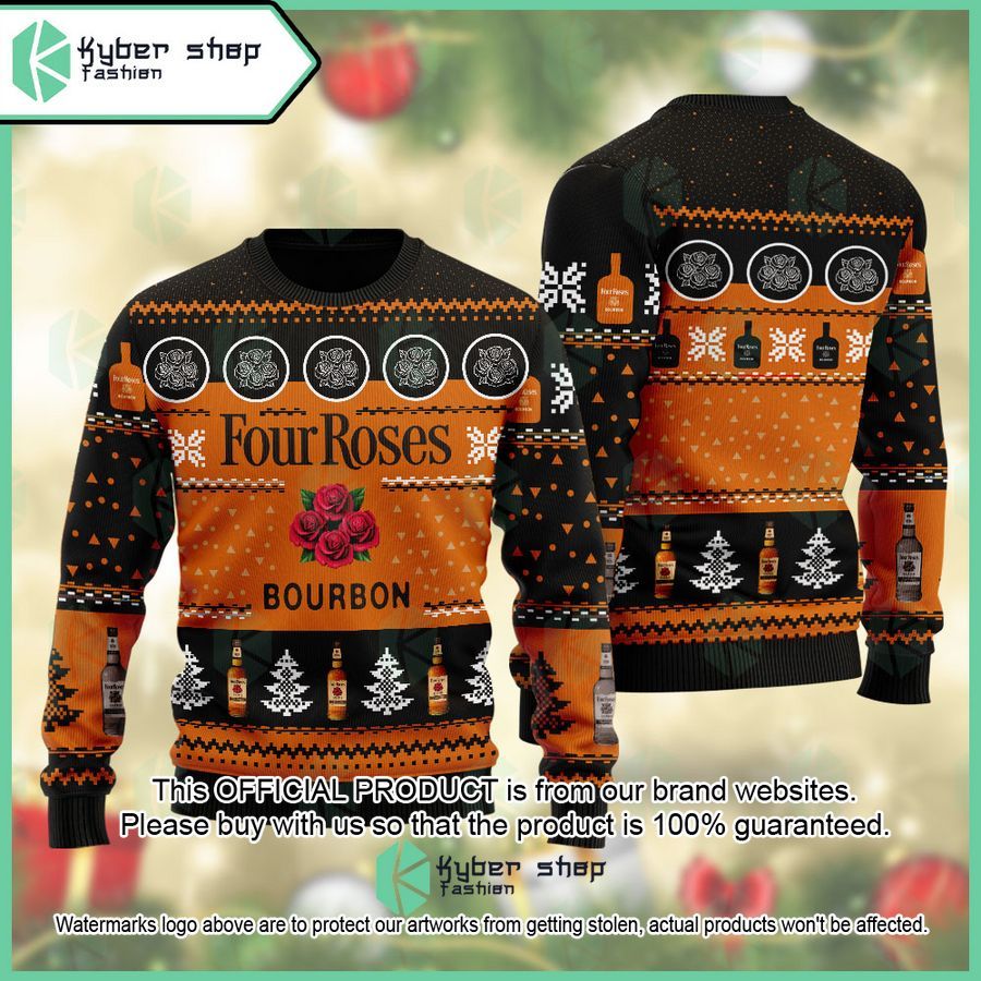 Four Roses Bourbon Sweater Christmas 20
