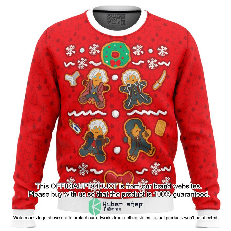 Fresh Baked Devil Hunters Devil May Cry Christmas Sweater 13