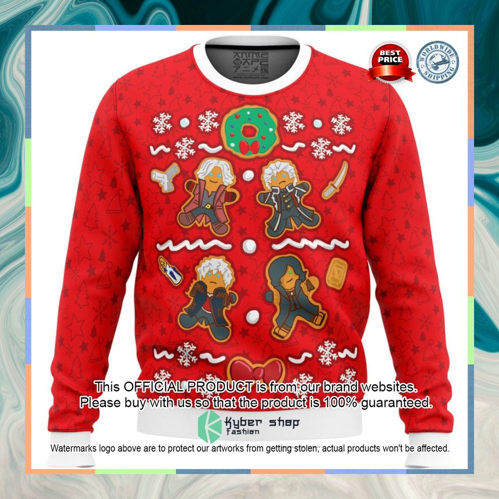 Fresh Baked Devil Hunters Devil May Cry Christmas Sweater 18