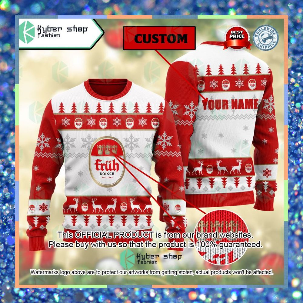 Fruh Kolsch Custom Name ugly Sweater 6 Fruh Kolsch Custom Name ugly Sweater word1