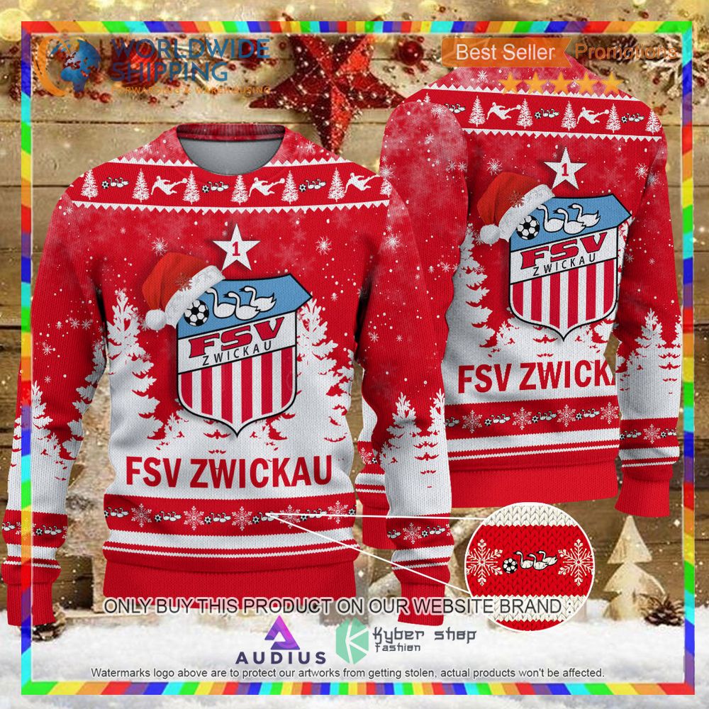 fsv zwickau ugly christmas sweater 1 68284