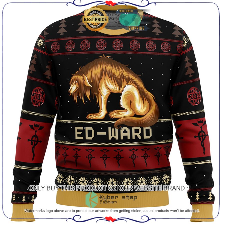 Fullmetal Alchemist Chimera Nina Tucker Ed-ward Christmas Sweater 12 Fullmetal Alchemist Chimera Nina Tucker Ed-ward Christmas Sweater word1