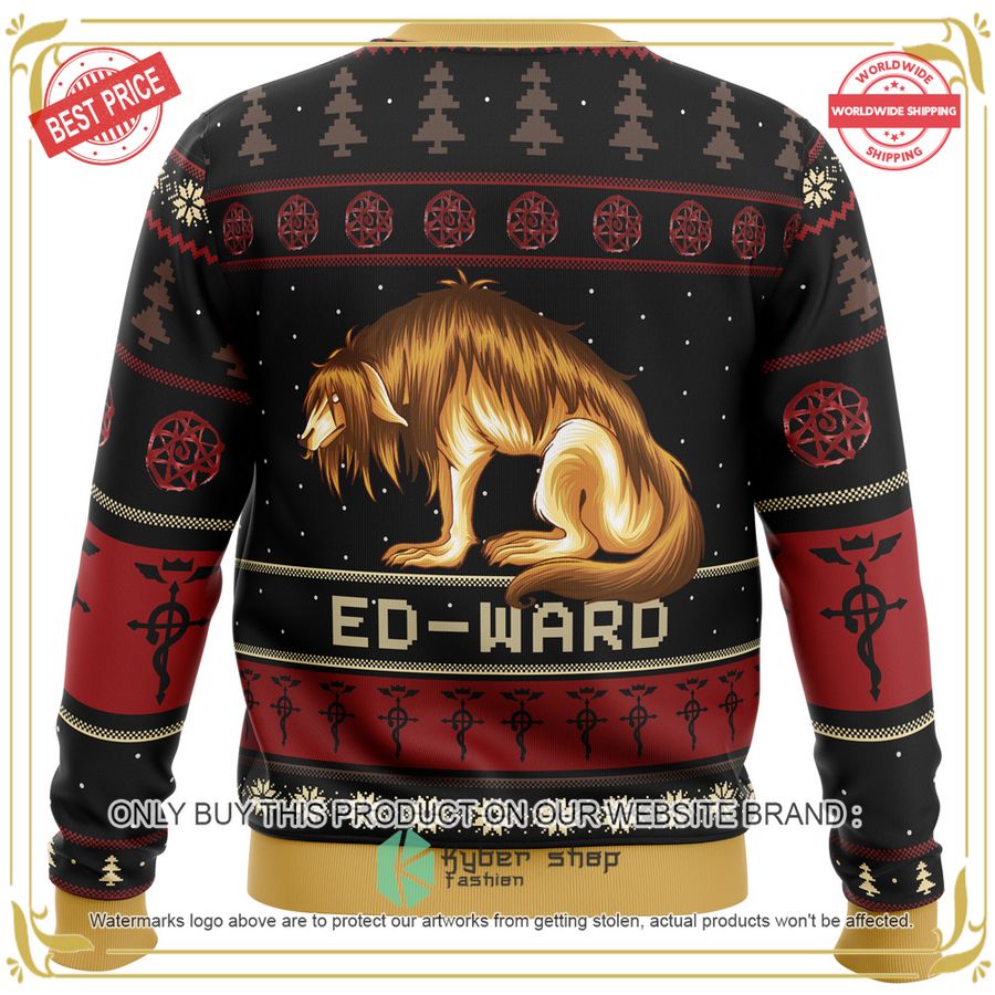 Fullmetal Alchemist Chimera Nina Tucker Ed-ward Christmas Sweater 20 Fullmetal Alchemist Chimera Nina Tucker Ed-ward Christmas Sweater word1