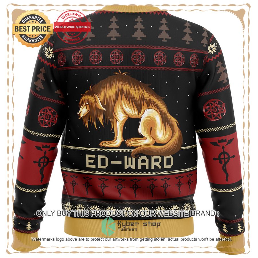 Fullmetal Alchemist Chimera Nina Tucker Ed-ward Christmas Sweater 5 Fullmetal Alchemist Chimera Nina Tucker Ed-ward Christmas Sweater word1