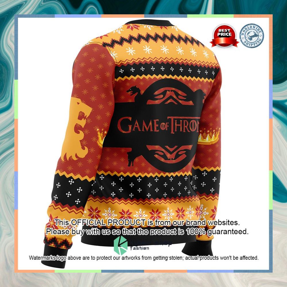 Game of Thrones House Lannister Christmas Sweater 10 Game of Thrones House Lannister Christmas Sweater word3