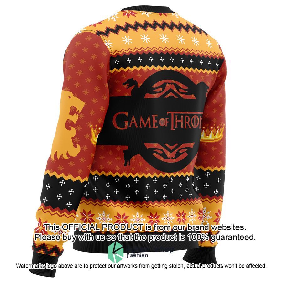 Game of Thrones House Lannister Christmas Sweater 5 Game of Thrones House Lannister Christmas Sweater word3