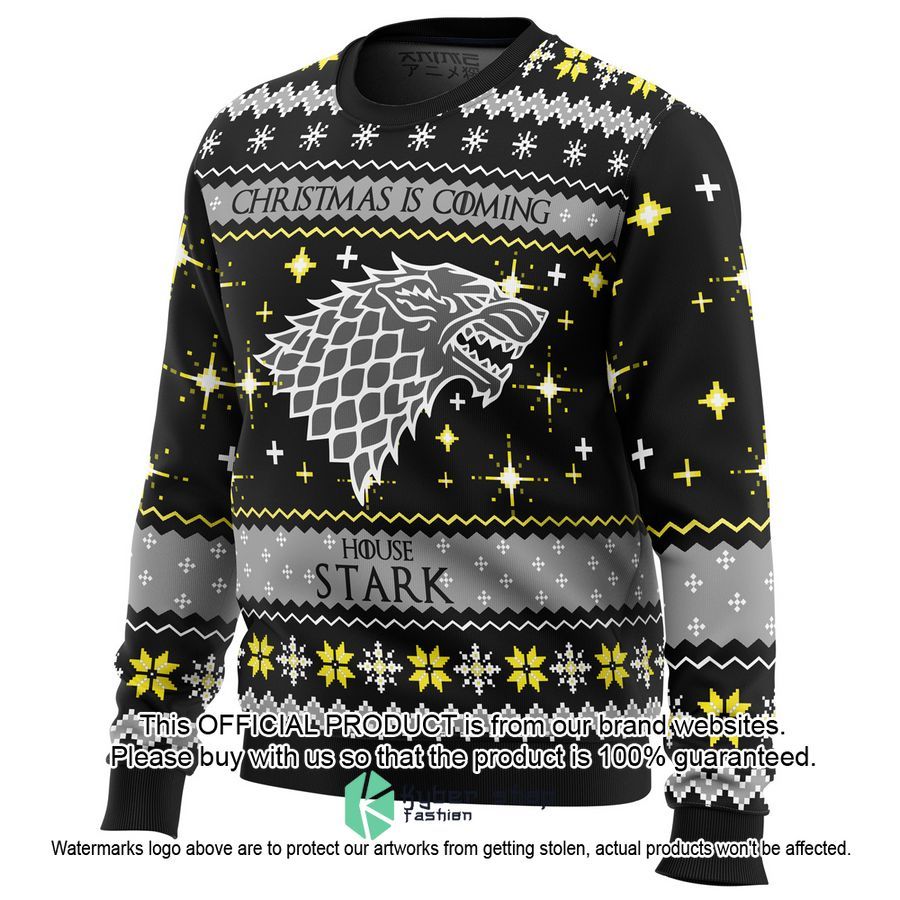 Game of Thrones House Stark Christmas Is Coming Christmas Sweater 3 Game of Thrones House Stark Christmas Is Coming Christmas Sweater word1