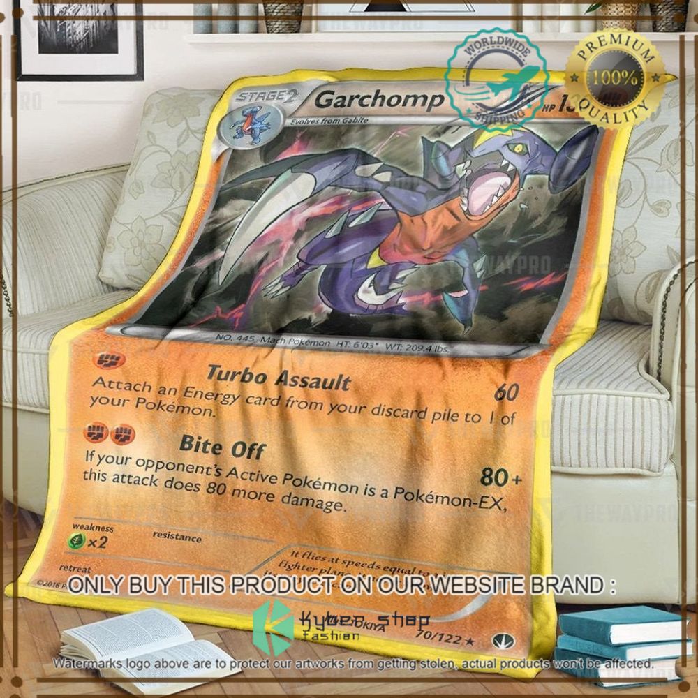 garchomp breakpoint custom pokemon soft blanket 1 6211