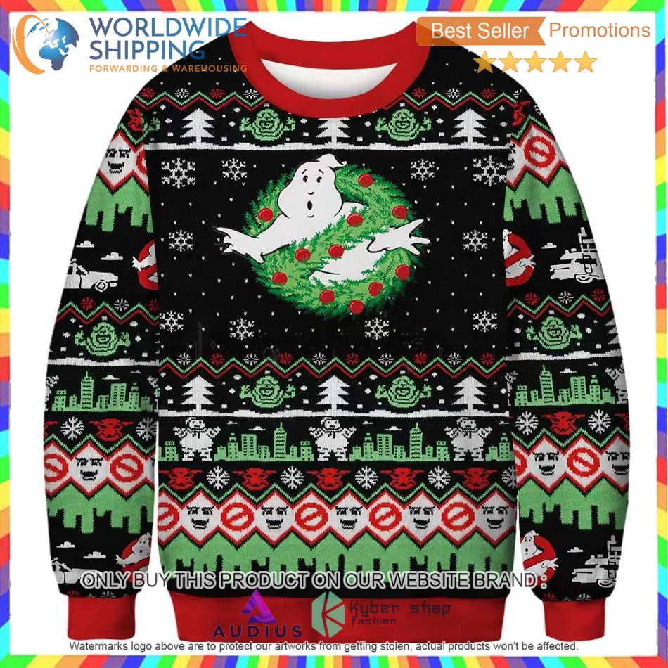 ghostbusters christmas sweater 1 76014