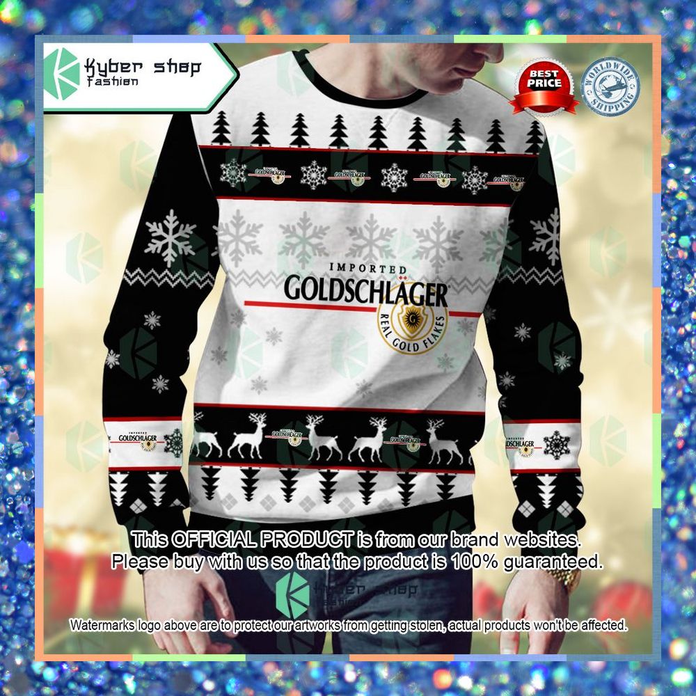 Goldschlager Custom Name ugly Sweater 7 Goldschlager Custom Name ugly Sweater word2