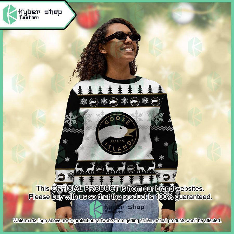 Goose Island Custom Name ugly Sweater 4 Goose Island Custom Name ugly Sweater word1