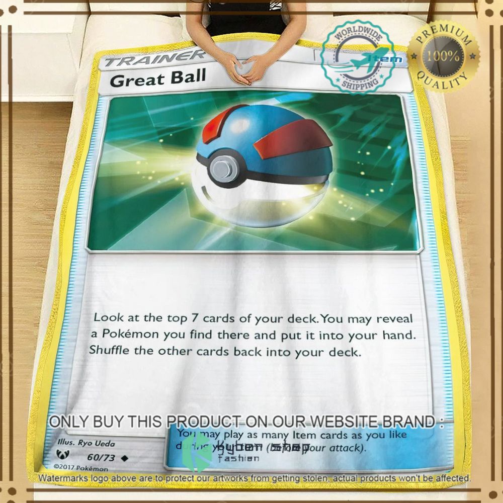 great ball trainer custom pokemon soft blanket 2 30331