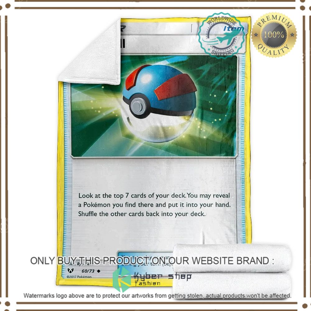 Great Ball Trainer Custom Pokemon Soft Blanket 3 great ball trainer custom pokemon soft blanket 3 13182