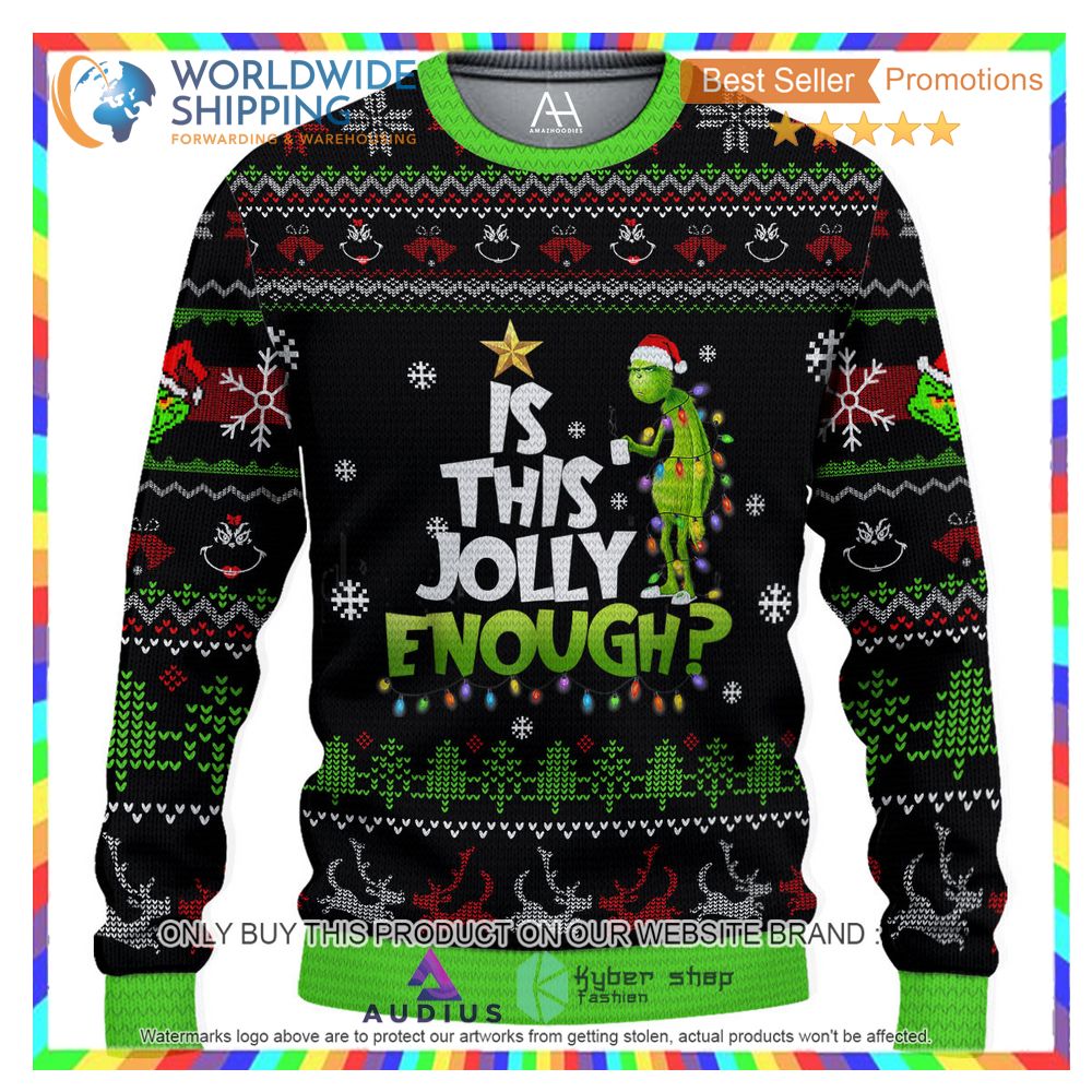 grinch is this jolly enough ugly christmas sweater 1 17542