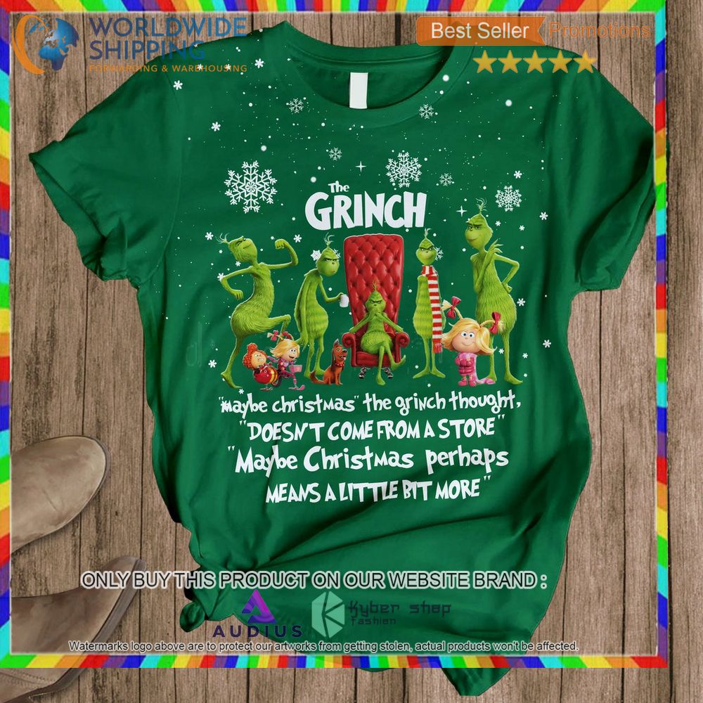 grinch maybe christmas perhaps means a little bit more pajamas set 2 40302