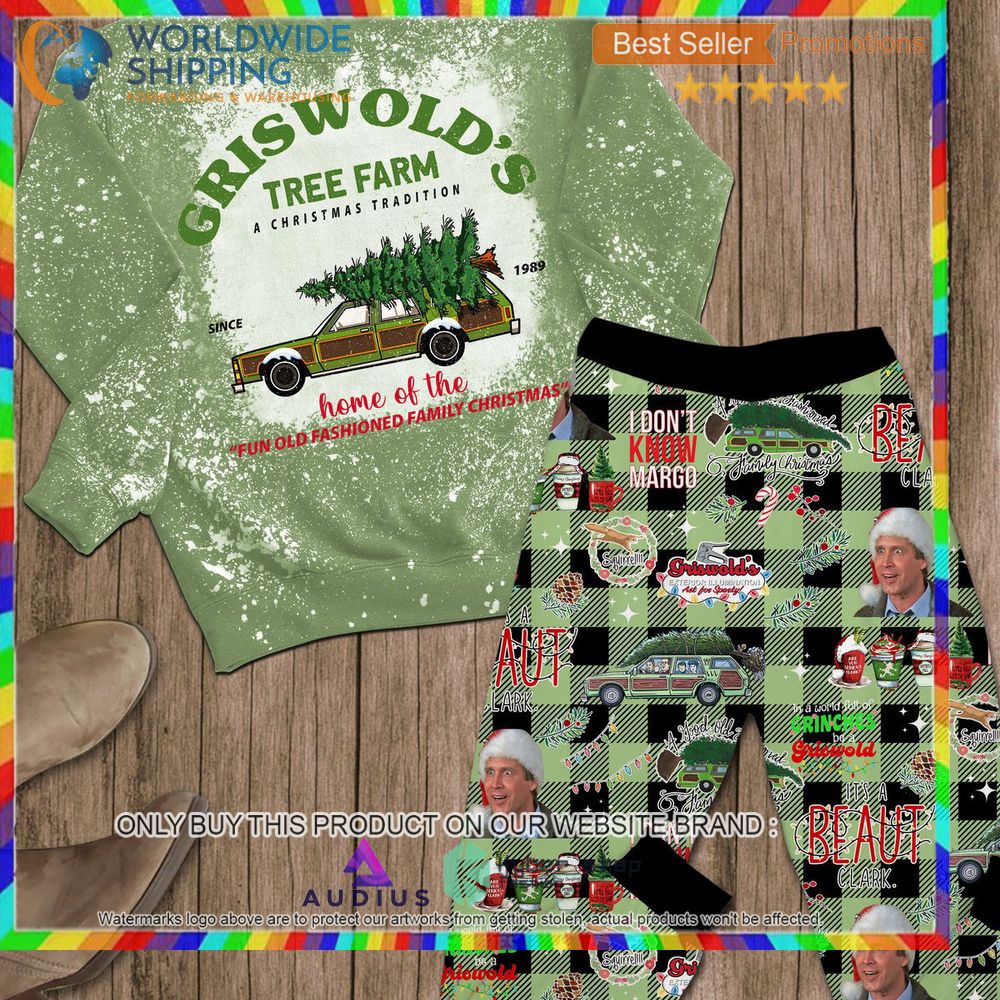 griswolds tree farm a christmas tradition pajamas set 2 67176