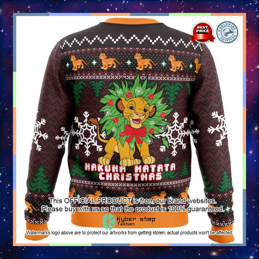 Hakuna Matata Lion King Sweater Christmas 6