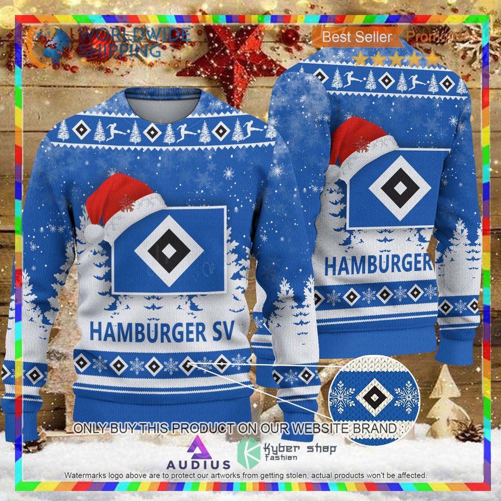 hamburger sv ugly christmas sweater 1 38389