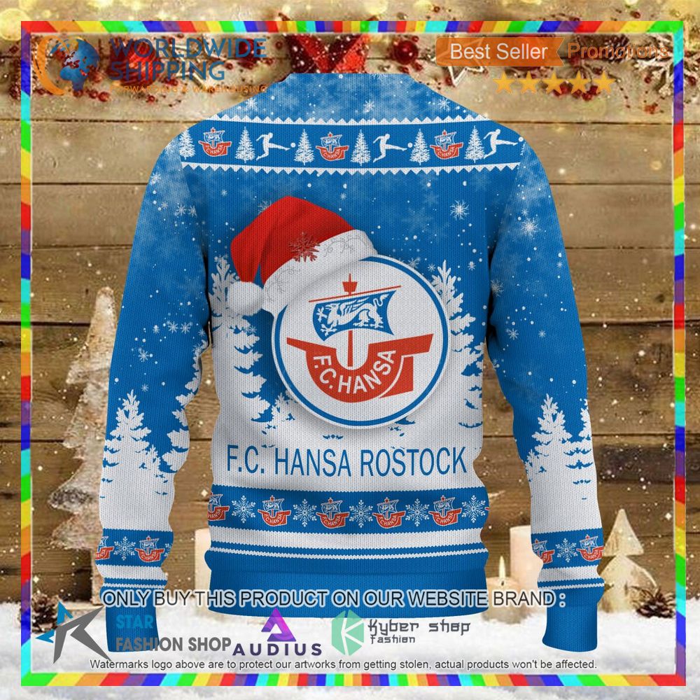 Hansa Rostock Ugly Christmas Sweater 3 hansa rostock ugly christmas sweater 3 65829