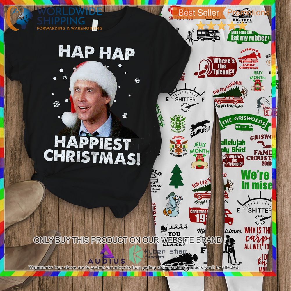hap hap happiest christmas pajamas set 2 15298
